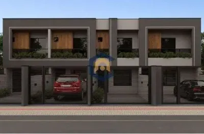Sobrado geminada com 2 suítes a venda no bairro bom retiro em joinville/sc