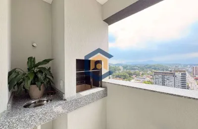 Apartamento moderno com 1 suíte mais 1 quarto no centro de joinville / sc