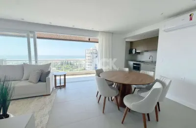 Apartamento com 2 suítes mobiliado com vista para o mar em torres rs