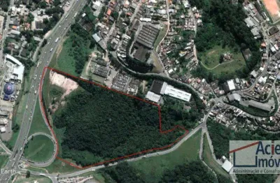 Trevo - frente régis bittencourt - 1km do rodoanel - área com 100.314 m² - embu das artes/sp
