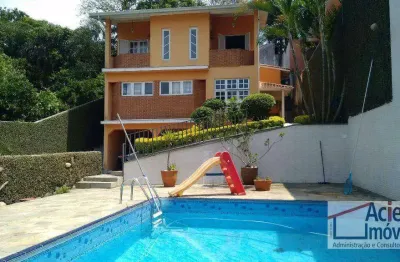 Granja viana - condomínio fechado, casa com 4 suites, linda vista e lazer