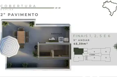 Cobertura com 2 quartos à venda no jardim leblon, belo horizonte  por r$ 405.000