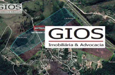 Terreno à venda na castelo branco, 135000 m² por r$ 87.750.000 - terras de san nicolau - santana de parnaíba/sp