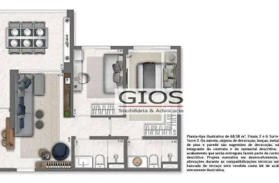 Apartamento à venda, 68 m² por r$ 810.000,00 - vila carrão - são paulo/sp