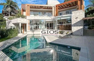 Casa à venda, 610 m² por r$ 8.500.000,00 - tamboré 01 - barueri/sp