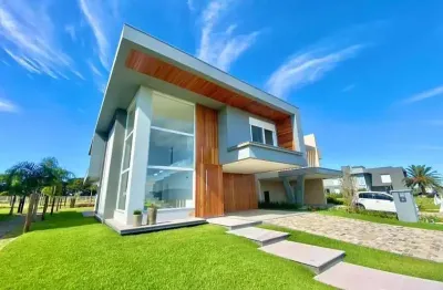 Casa em condomínio fechado com 6 quartos à venda no parque antártica, capão da canoa , 400 m2 por r$ 4.100.000