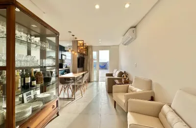 Apartamento de 02 suítes mobiliado e decorado com terraço em edifício com infraestrutura completa!
