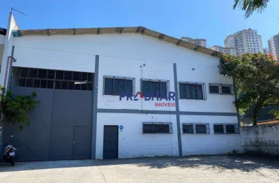 Galpão para alugar, 1300 m² por r$ 39.450,00/mês - jardim henriqueta - taboão da serra/sp