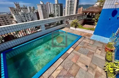 Cobertura com 4 quartos à venda na rua enguaguaçu, 121, ponta da praia, santos, 394 m2 por r$ 1.850.000