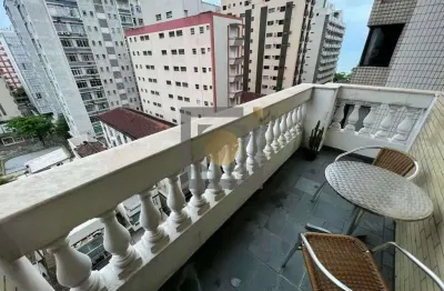 Apartamento com 3 quartos à venda na rua dona anália franco, 21, aparecida, santos, 275 m2 por r$ 1.500.000