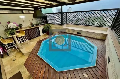 Cobertura com 3 quartos à venda na rua frei vital, 235, embaré, santos, 154 m2 por r$ 1.380.000