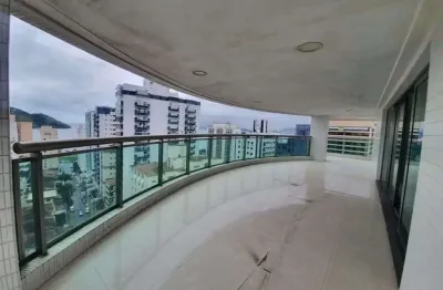 Imóvel de luxo na ponta da praia: apartamento com 4 quartos, 4 suítes, 4 salas, 6 banheiros, 4 vagas e 488m² em santos-sp