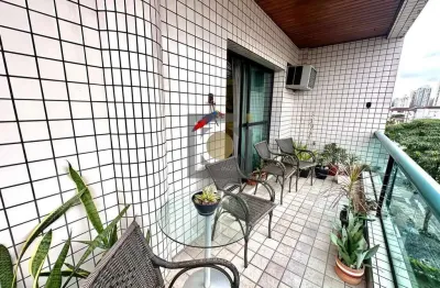 Apartamento com 3 quartos à venda na rua oswaldo cochrane, 206, embaré, santos, 150 m2 por r$ 1.090.000