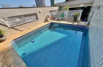 Casa à venda no Boqueirão, Santos - 4 suítes, 4 salas, lazer completo, frente