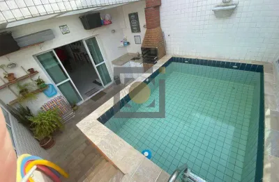 Cobertura com 3 quartos à venda no marapé, santos , 208 m2 por r$ 1.290.000