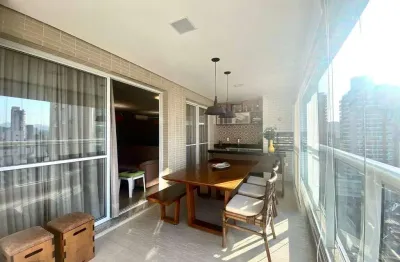 Apartamento 3 suítes no Gonzaga, Santos – Financiamento Aceito, 3 Vagas