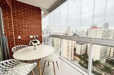 Oportunidade única: apartamento à venda em santos-sp, boqueirão! 1 quarto, 1 sala, 1 banheiro, 1 vaga de garagem, 46m².