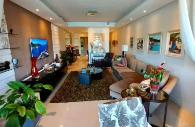 Apartamento de 202 m² com 3 suítes, vista mar e 3 vagas – Ponta da Praia, Santos (Financiamento Aceito)