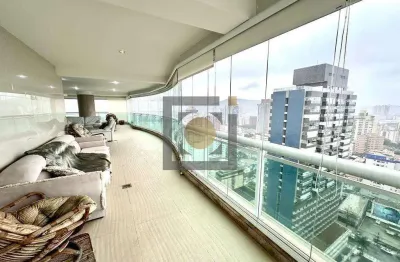 Apartamento com 4 quartos à venda na avenida presidente wilson, 29, gonzaga, santos, 361 m2 por r$ 8.100.000