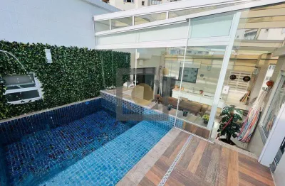 Cobertura com 3 quartos à venda na avenida rei alberto i, 248, ponta da praia, santos, 227 m2 por r$ 1.700.000