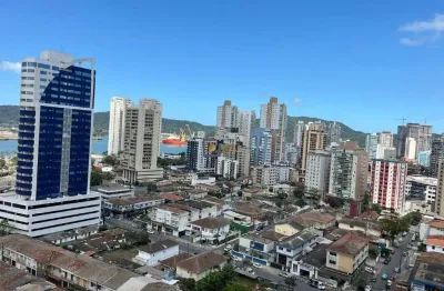 Apartamento 3 quartos com 2 suítes na Ponta da Praia, Santos – Varanda Gourmet - 2 vagas
