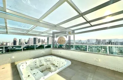 Cobertura com 3 quartos à venda na rua professor torres homem, 121, embaré, santos, 200 m2 por r$ 3.500.000