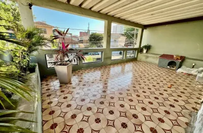 Imperdível casa à venda em santos-sp, bairro aparecida: 3 quartos, 1 sala, 3 banheiros, 2 vagas, 153m² de área