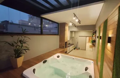 Cobertura de luxo à venda em santos-sp, 3 quartos, 1 suíte, 3 vagas na pompéia - 191m² de pura elegância!