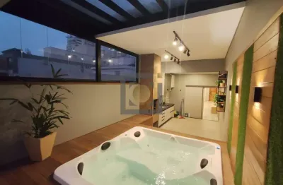 Cobertura com 3 quartos à venda na avenida doutor bernardino de campos, 626, pompéia, santos, 191 m2 por r$ 1.849.000