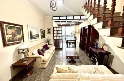 Cobertura de luxo à venda em santos-sp, bairro aparecida: 3 quartos, 1 suíte, 2 salas, 3 banheiros, 3 vagas de garagem, 296m².