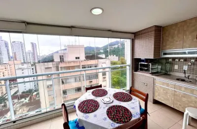 Apartamento à venda em santos-sp, bairro josé menino! 3 quartos,lazer completo