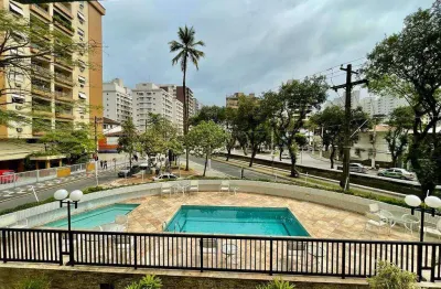 Apartamento residencial frente em Embaré, Santos – 4 suítes, 4 vagas, 13º andar