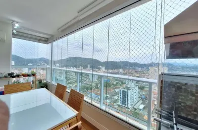 Apartamento 3 quartos com vista espetacular em santos-sp - bairro campo grande  88m²  varanda gourmet  lazer completo  agende sua visita!
