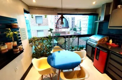 Apartamento com 3 quartos à venda na rua ceará, 25, pompéia, santos, 133 m2 por r$ 1.345.000