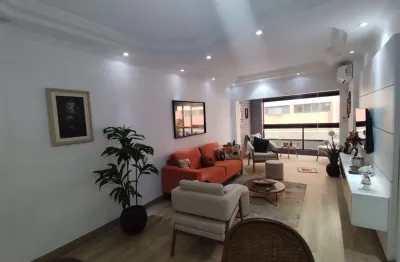 Venda de apartamento impecável em santos-sp, aparecida: 2 quartos, 1 suite, 2 salas, 1 banheiro, 1 vaga, 97m²