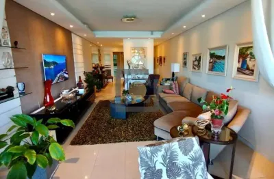 Apartamento à venda na ponta da praia-santos com vista panorâmica para o mar! 3 suítes, 2 salas, 3 vagas de garagem.