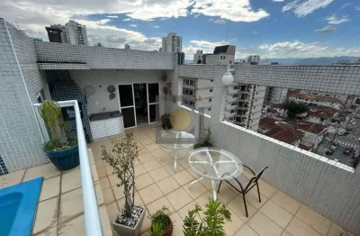 Cobertura de luxo no embaré: 4 quartos, piscina privativa e churrasqueira! agende sua visita agora!