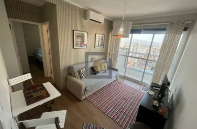 Apartamento à venda na ponta da praia, santos-sp: 1 quarto, 1 sala, 1 banheiro, 1 vaga de garagem, 45m² - vista panorâmica e lazer completo!