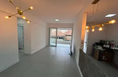 Apartamento de alto padrão à venda em santos-sp, no embaré! 2 quartos, 2 suítes, 1 sala, 1 banheiro, 1 vaga. 99m² de luxo!