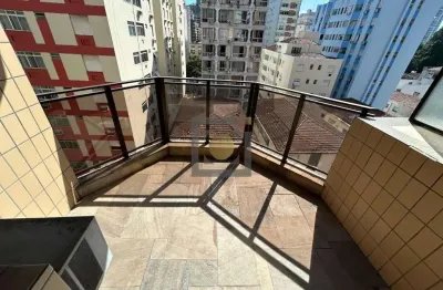 Apartamento com 2 quartos à venda na rua particular lélia, 87, ponta da praia, santos, 140 m2 por r$ 742.000