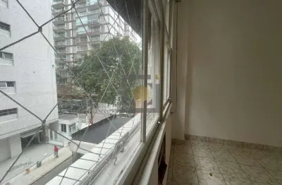 Apartamento com 1 quarto à venda na rua doutor alamir martins, 34, gonzaga, santos, 62 m2 por r$ 424.000