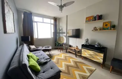 Apartamento com 1 quarto à venda no josé menino, santos , 55 m2 por r$ 450.000