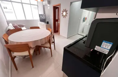 Apartamento com 1 quarto à venda na rua alamir martins, 31, gonzaga, santos, 50 m2 por r$ 499.000