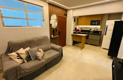 Apartamento com 2 quartos à venda na avenida doutor epitácio pessoa, 426, boqueirão, santos, 35 m2 por r$ 520.000