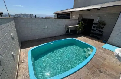 Cobertura DUPLEX Residencial Frente em Santos (Gonzaga) – 4 Dormitórios, 4 Vagas, Financiamento Aceito