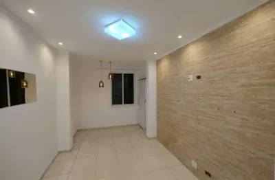 Apartamento 1 quarto com 2 salas, frente, 56 m² em Santos (José Menino)