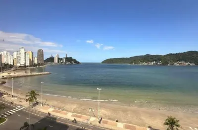 Apartamento à venda com vista para o mar - 3 suítes, 2 vagas, Centro de São Vicente
