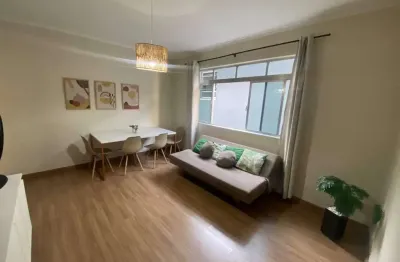 Apartamento 2 quartos mobiliado em Santos (Encruzilhada) – Financiamento autorizado