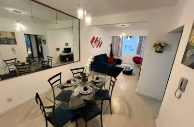 Apartamento residencial com vista mar em Santos (José Menino) – 1 quarto, mobiliado, financiamento aceito