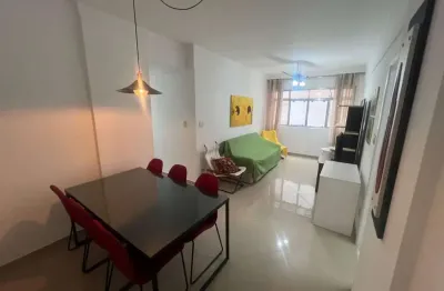 Apartamento 2 quartos mobiliado com vista para o mar em Gonzaga, Santos – Aceita Financiamento